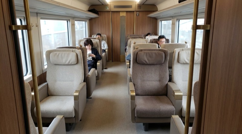 Premium class interior with wider seat pitch